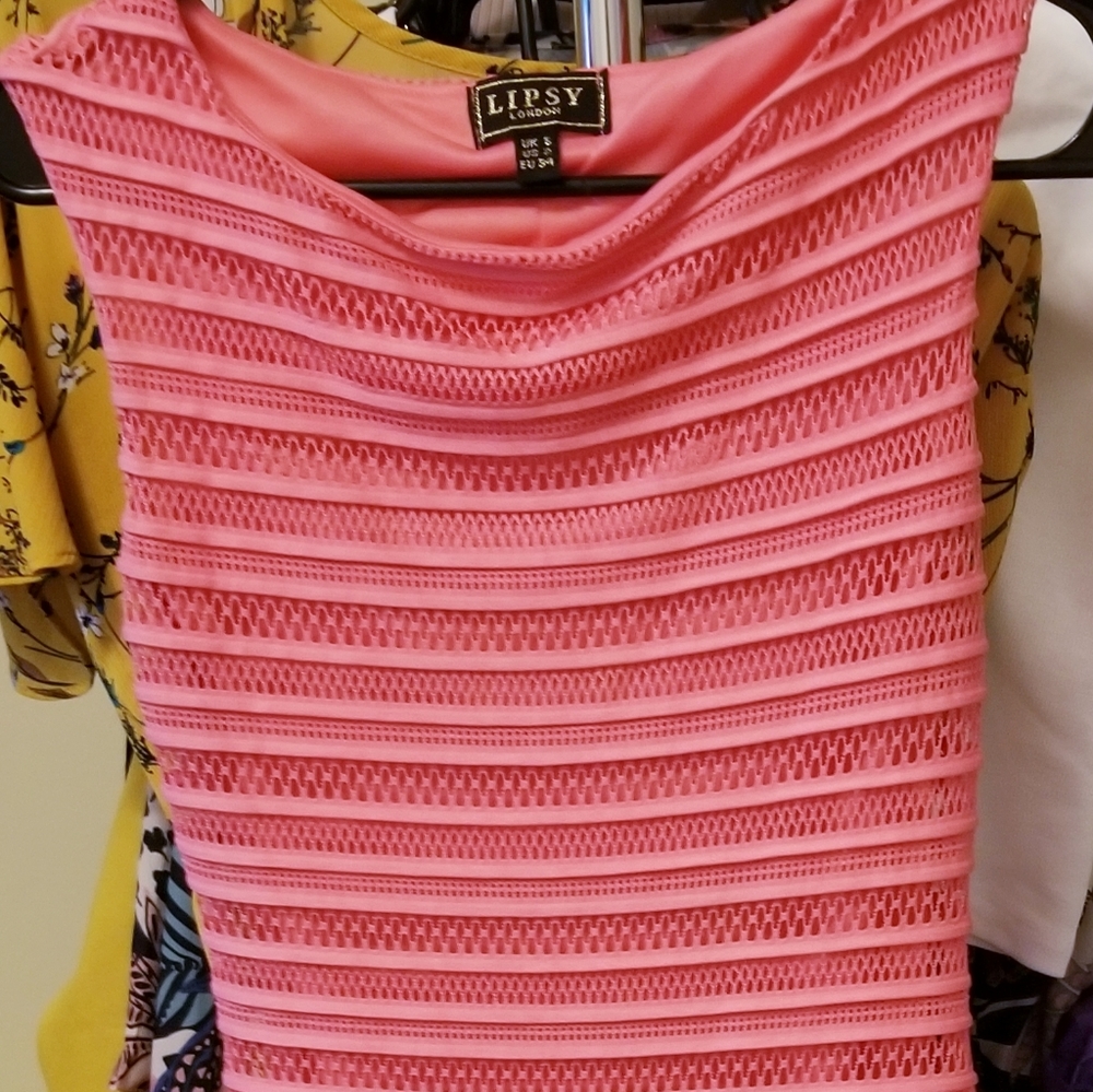 Coral dress